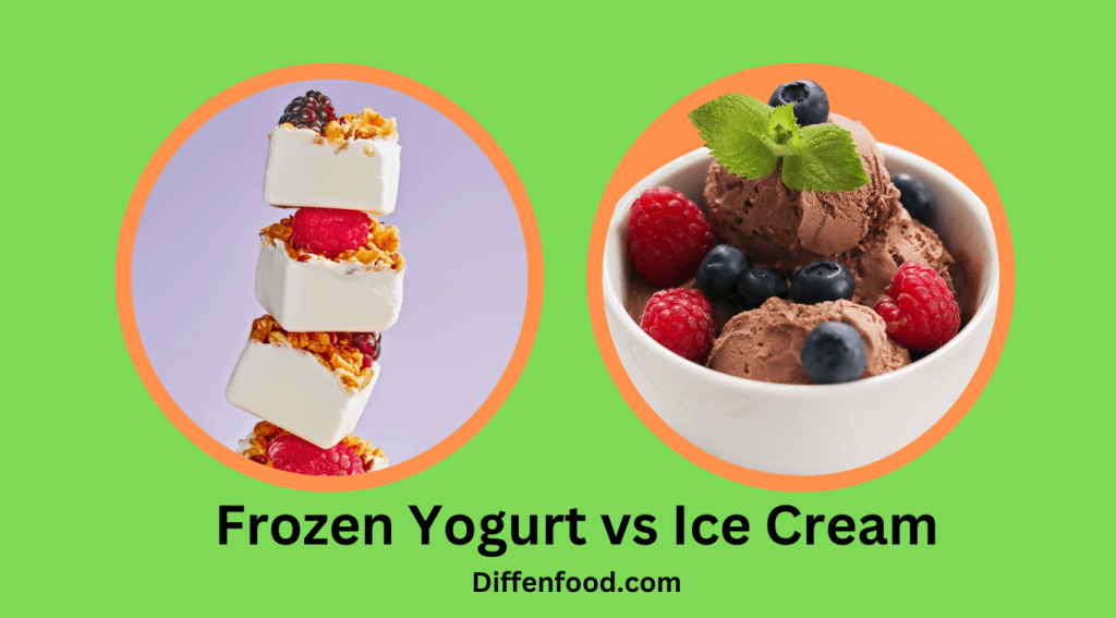 Frozen Yogurt vs Ice Cream