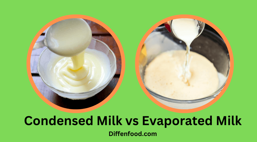 Condensed Milk vs Evaporated Milk
